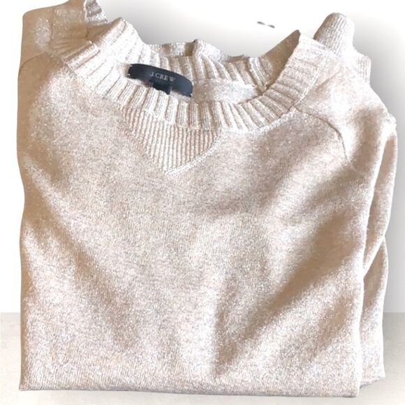 NEW J. Crew Tan Gold Long Sleeve Knit Top - Picture 7 of 10